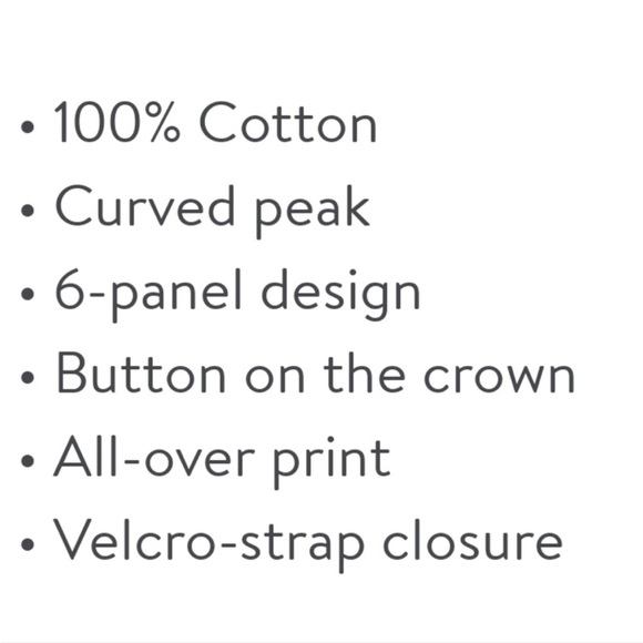 ❤️ BNWT Unisex Ball Cap Green and White Tropical Print Cotton Hat by George - Picture 2 of 2